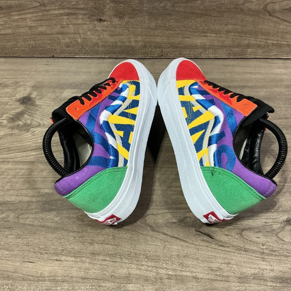Vans Unisex Old School Statement Block Skate Shoes Mens Size 7.5 Womens Size 9